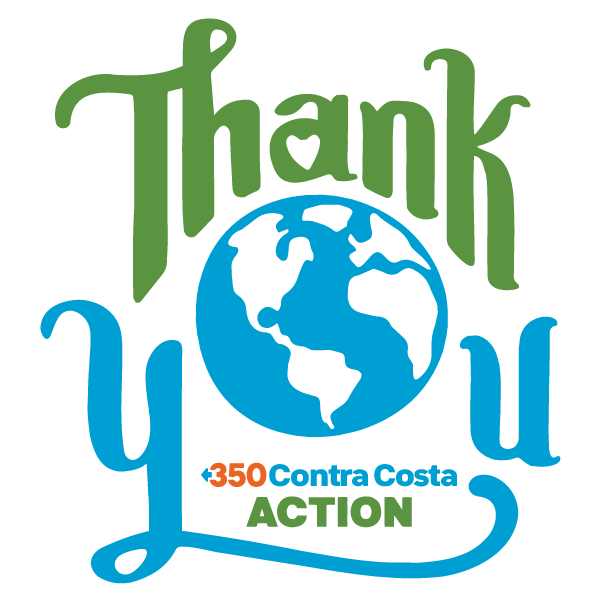 Thank You from 350 Contra Costa Action